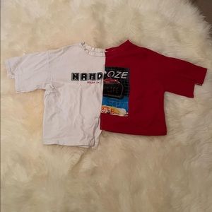 Women’s Asymmetrical Cropped T shirt Size S